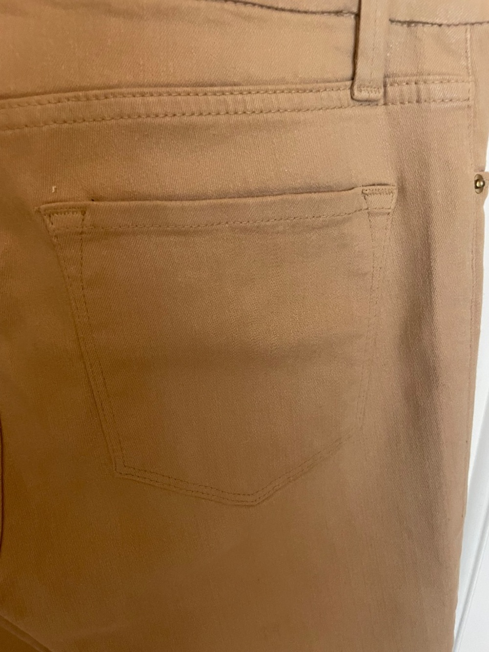 Frame tan colored kick flare cropped jean, size 28 - Picture 4 of 11